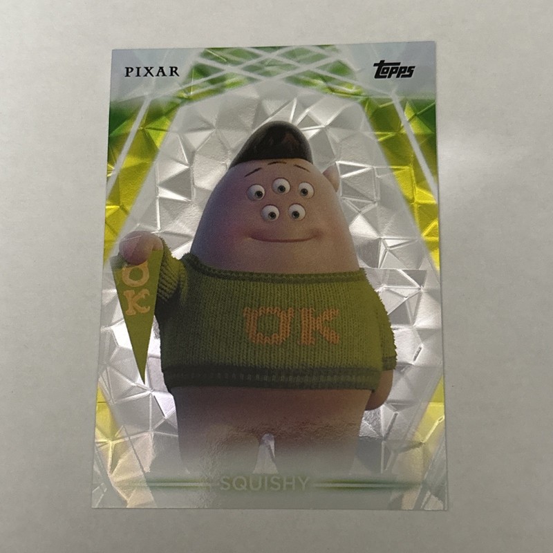 2026 Topps Neon Disney Pixar Diamante Foil Squishy Monsters Inc. PWE