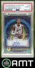 Victor Wembanyama PSA 10 2022 Bowman University Inception 46/99 Auto Blue Foil