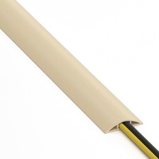 Cord Hider Floor Cover for Wires Soft PVC Cable Protector 6ft Length