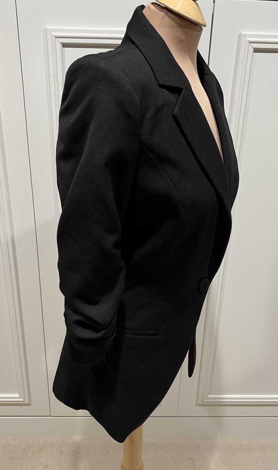 Cache Cache Women’s Black Single Button Blazer Si… - image 2