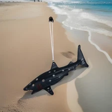 Whale Shark Fun Express Plastic Figures Realistic UPCYCLED Christmas Ornament