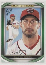 2019 Topps Gallery Masterpiece Green 88/250 Max Scherzer #MP-30 0z6