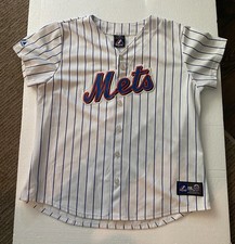 Vintage New York Mets Jersey Kids XL MLB Baseball David Wright 5 Majestic