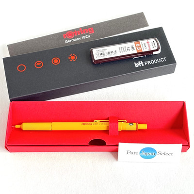 Rotring 600 gelb Druckbleistift Loft limitierte Farbe 0,5 mm mit Mine NEU