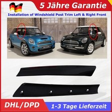 A-Säule Leiste Abdeckung LINKS & RECHTS Schw...
