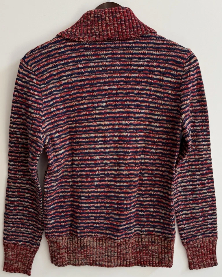 Vintage Casual Corner Women’s L Wool Blend Cardigan And Skirt Sweater Set Red - Image 4 of 4