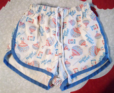 VTG 1970s PEPSI COLA ADVERTISING FEELIN FREE SWIM TRUNKS SHORTS 9.5" WAIST T