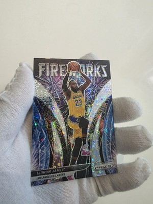 LeBron James 2021-22 Prizm Fireworks Fast Break Prizm #1