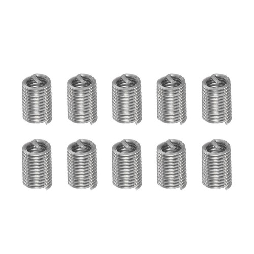 Aexit 10 Pezzi Di Molle A Compressione In Acciaio Inox 304, Dimensioni 0.8x8x20 Mm, Tono Argento, Per Riparazioni E Fai Da Te