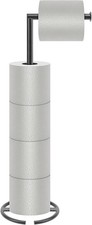 Bath Toilet Paper Holder Stand- Modern Tissue Roll Holder Standing W/ Balanced