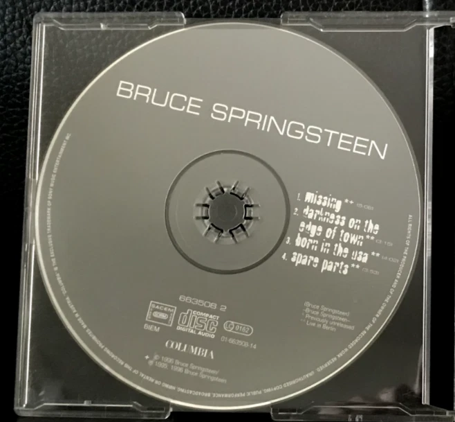 BRUCE SPRINGSTEEN  Missing 1996 Austria COLUMBIA IMPORT NEW Single 4 TRACK CD - Image 3 of 4