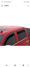 AVS Outside Mount Front Window Deflectors Fits 14-18 1500, 15-19 25/35/4500 Crew