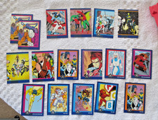 1993 DC Comics Cosmic Teams Mixed Lot of 30 Blue Trading Cards by SkyBox