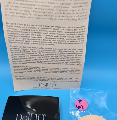 Doll 10 Conceal It Concealer Medium  Color-Correcting .42oz As Is See Photos