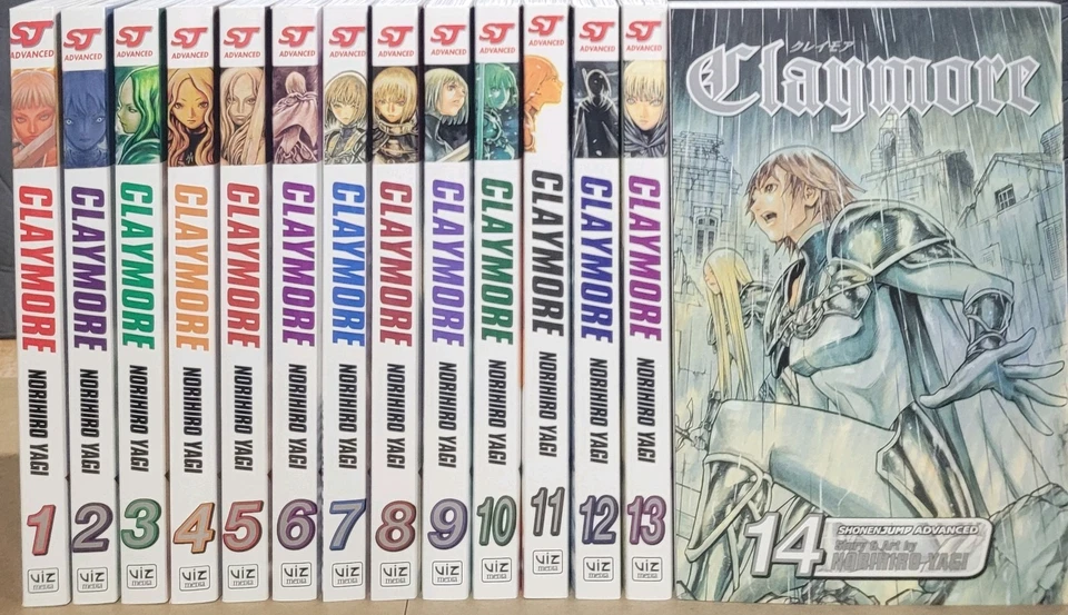 Claymore Manga Volumes 1-14 Brand New In English From Viz Media Graphic Novel  - Image 3 of 4