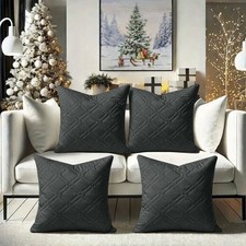 Velvet Cushion cover Pack Of 4 Cushion For Sofa Luxury Pillowcase For Couch &Bed