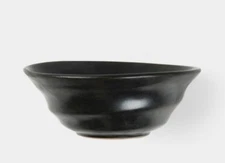 Blue Pheasant Marcus Black Glaze Cereal/ Ice Cream Bowl Set of 4