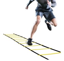 Agility Drabina treningowa zwinność Drabina treningowa Speed 12 szczebli 20 stóp z torbą transportową