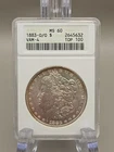 1883-O/O Morgan Silver Dollar $1 - NGC MS60 - VAM-4 Top 100