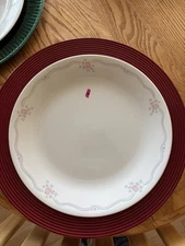6 Corelle English Breakfast Dinner Plates 10 1/4" Retired Pattern great COND.