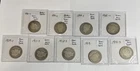 1892-1914 P,S Barber Quarter Set "$5.25 FV Silver" SEMI KEY DATES