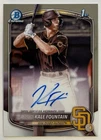 2025 Bowman Chrome Kale Fountain 1st Auto #CPA-KFO Padres