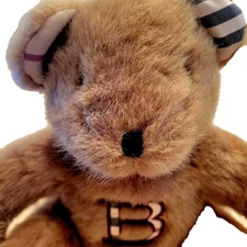 Burberry - Vintage Beige Nova Check Plush Teddy Bear