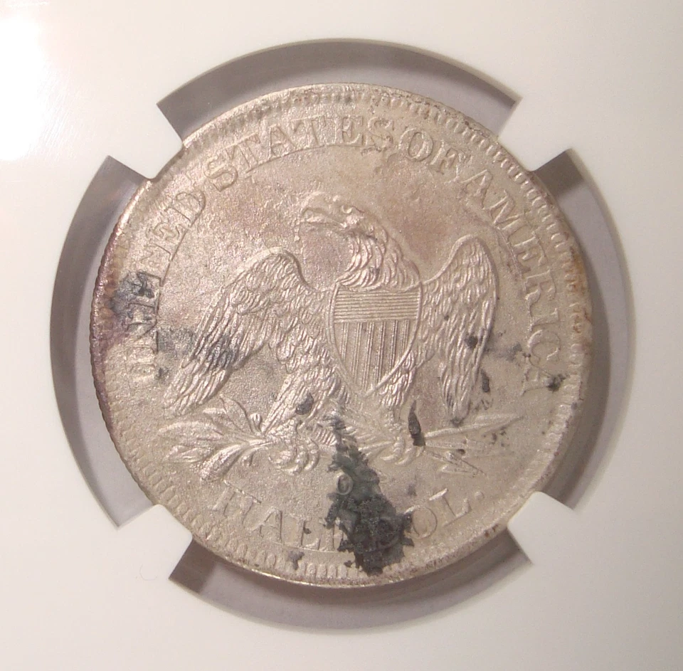 1861-O Confederate Issue Seated Liberty Half Dollar SS Republic Shipwreck  NGC - Image 2 of 4