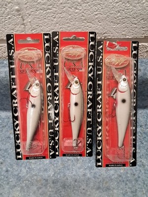 3 LUCKY CRAFT Pointer 100 OGs 5/8oz  100mm Luckycraft Suspending Jerkbait Rare!