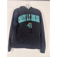J America Coastal Carolina Chanticleers Hoodie Sweatshirt Women's Small Black