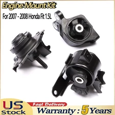 3PACK Engine Motor & Trans Mount Fits for 2007-2008 Honda Fit l4 1.5L Auto Trans