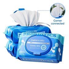 3x Flushable Wet Wipes for Toilet Soft Gentle Hygienic Bathroom Wet Toilet Paper