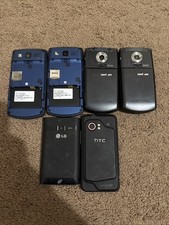 Lot of 6 Vintage Phones SAMSUNG, LG, HTC - UNTESTED