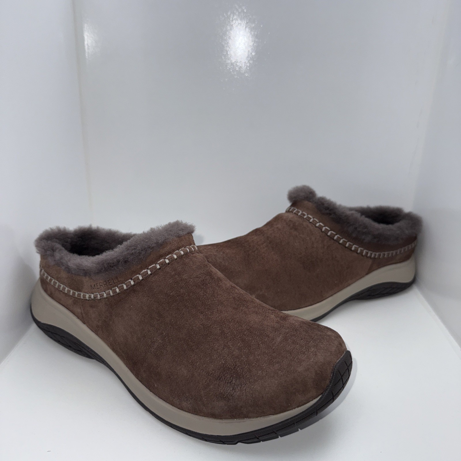 Mocassini da donna Merrell Encore Ice 5 Bracken marrone slip on sneaker scamosciati US 11