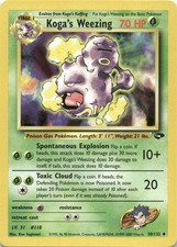 Koga's Weezing 50/132 Uncommon Gym Challenge Pokemon Unlimited Lightly Played on eBay
