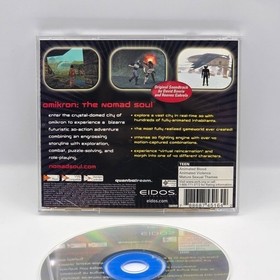 Omikron The Nomad Soul Sega Dreamcast David Bowie Eidos T-36807N Retro Game