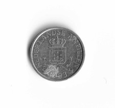 1983 Netherlands Antilles - 1 Cent - 544 - Aluminum - 0.8g