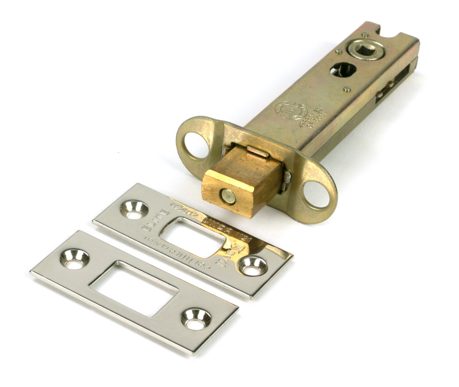 From The Anvil 51700 Polished Nickel 4"" Heavy Duty Tubular Deadbolt