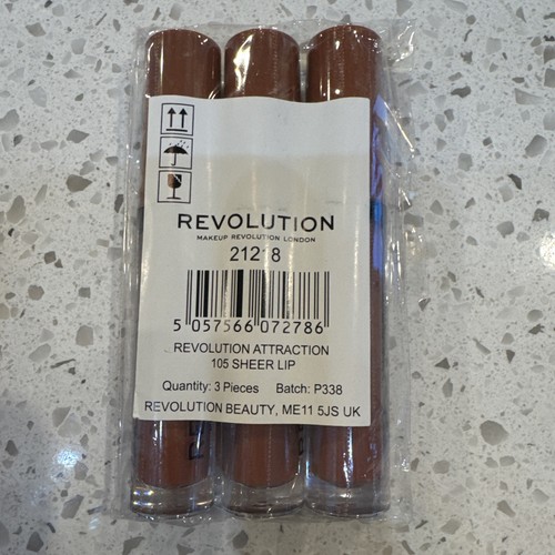Sheer Brilliant Lippenstift Gloss von Makeup Revolution Shade Attraction 105 (3) - Bild 2 von 3