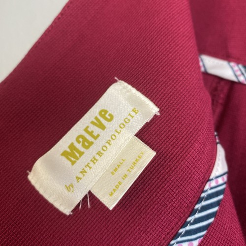 Anthropologie Maeve Mackenzie Ponte Mini Skirt Hot Pink Business Casual Small - Picture 9 of 14