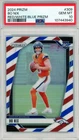 2024 Panini Prizm Bo Nix Rookie Red/White/Blue PSA 10 #309