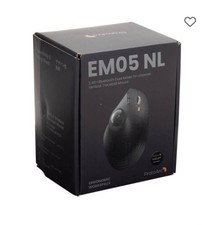 ProtoArc EM05 NL Vertical Ergonomic Wireless Blue Trackball Rechargeable Mouse