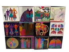 VTG Laurel Burch Cofee Tea Coffee Cup MUG Cat Metallic 16 oz **CHOOSE YOUR MUG**