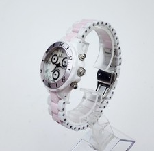 RARO orologio donna CRONOGRAFO CERAMICA INVICTA 5090. Movimento svizzero. Quadrante MOP