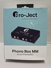 Pro-Ject Phono Box MM - MM Phono Pre-Amplifier - Black used UNTESTED