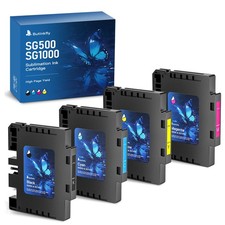 4 Pack 3.09 Sublimation Ink Cartridge for Sawgrass SG500 SG1000 Printer