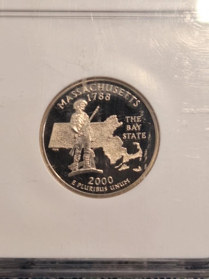 2000 S MASSACHUSETTS STATE QUARTER NGC PF 69 ULTRA CAMEO - Image 2 of 4