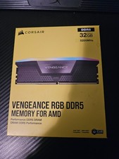 CORSAIR VENGEANCE RGB 32GB 2 x 16GB PC5-48000 DDR5-6000 DIMM Memory - Black