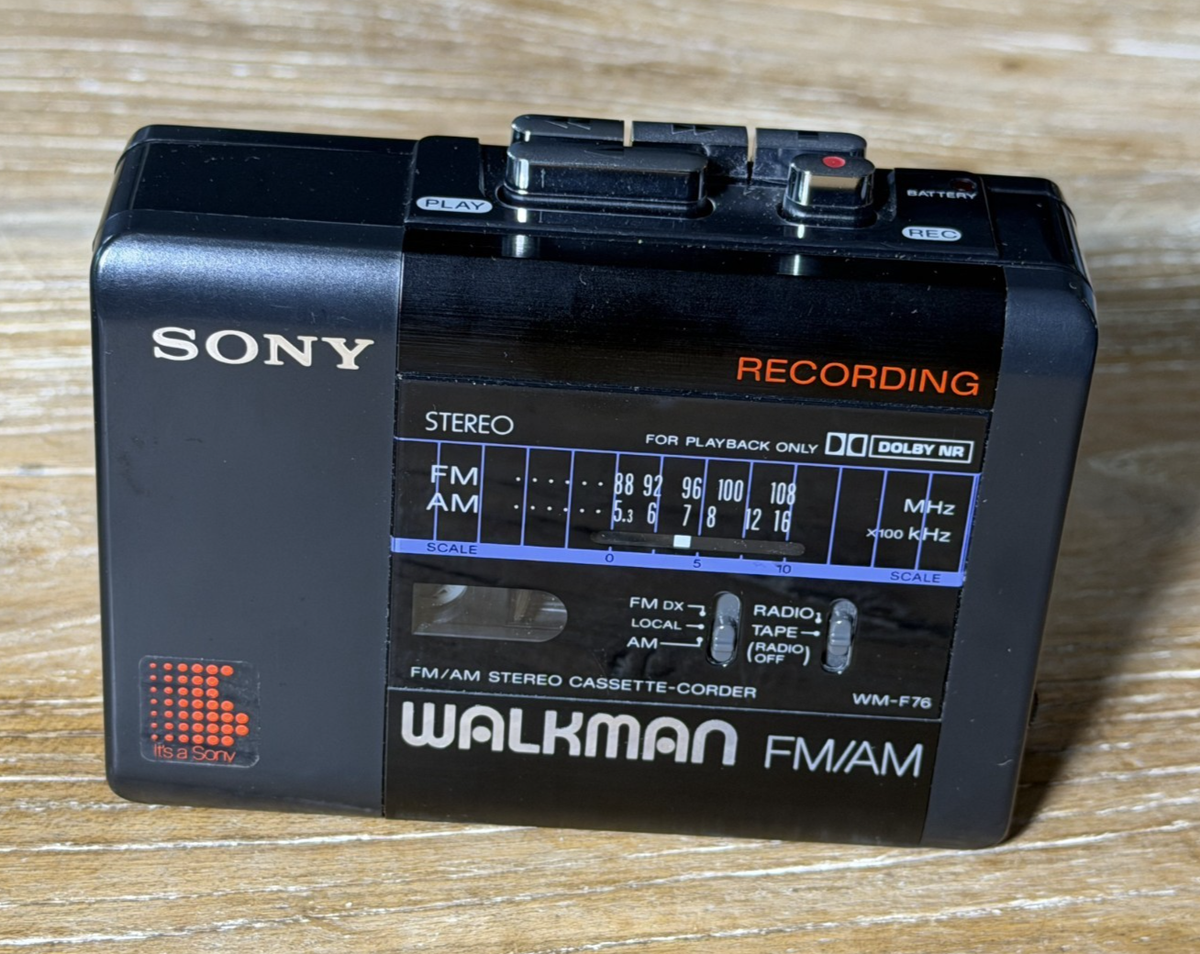 Vintage Sony Walkman WM-F66/76: Radio and Cassette WORKING - See