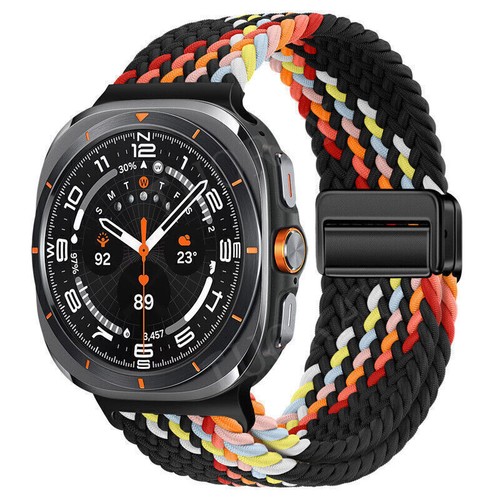 Magnetic Strap Band For Samsung Galaxy Watch Ultra 47mm Nylon Braided Bracelet - Picture 47 of 48